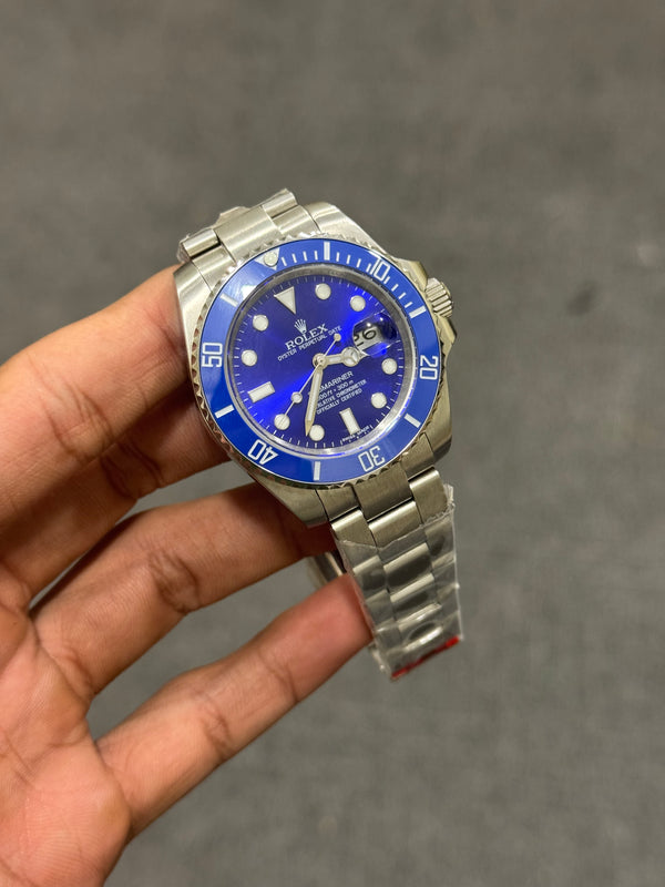 Sub auto blue bezel Blue dial