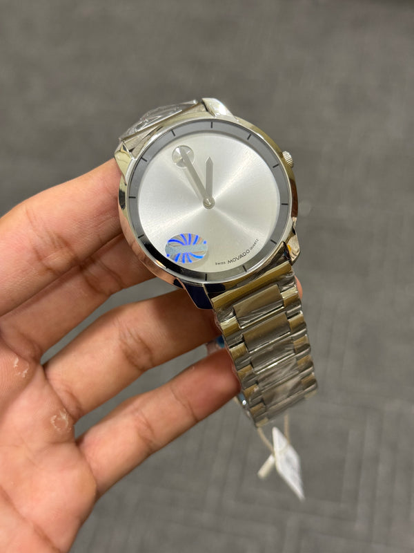 Movado Silver White