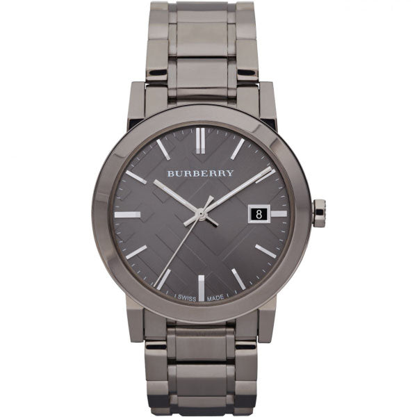 Burberry Grey Stainless Steel Grey Dial Quartz Watch for Gents - BU9007