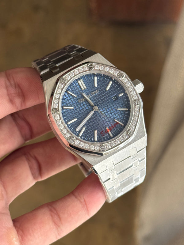 AP STONES AUTO BLUE DIAL