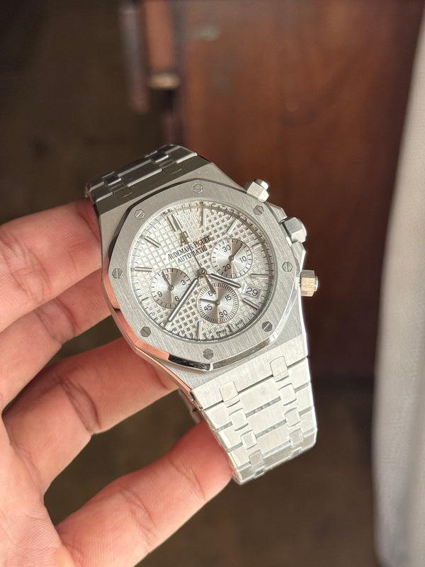 AP CHRONOGRAPH SILVER WHITE