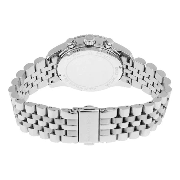 Michael Kors Men’s Quartz Blue Stainless Steel Blue Dial 43mm Watch MK ...