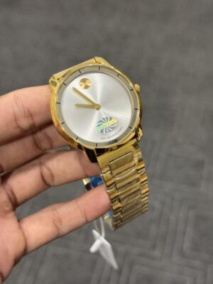 Movado | Gold Chain | White Dial