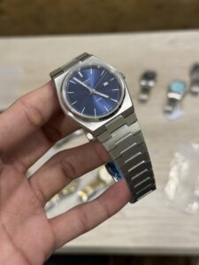 Tissot Prx | Quartz | Silver Chain | Green plain Dial