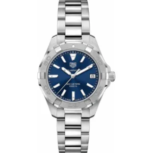 Tag Heuer Aquaracer Silver Stainless Steel Blue Dial Quartz Watch for Ladies - WBD1312.BA0740